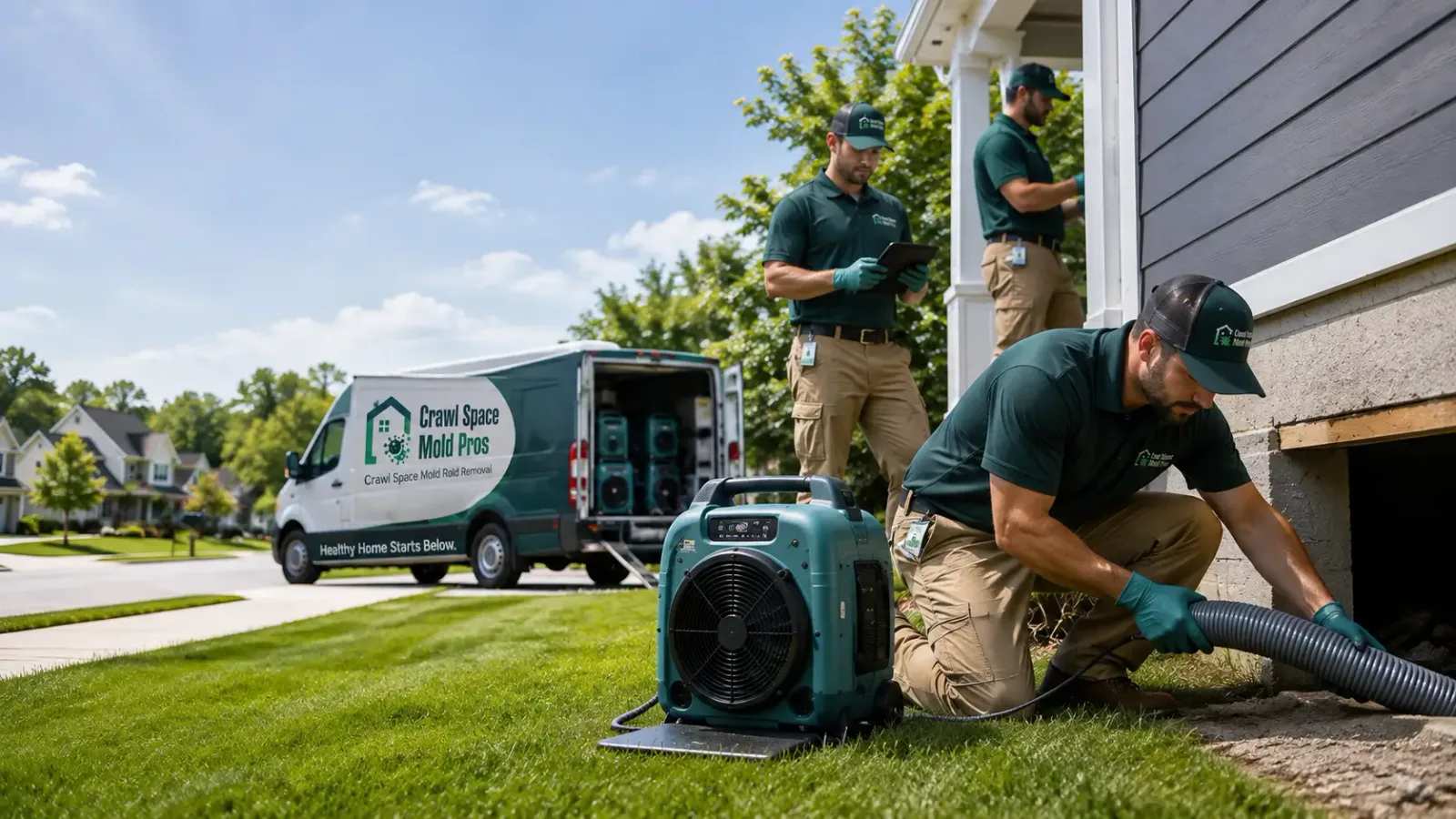 Crawl Space Mold Removal in Eureka, KS